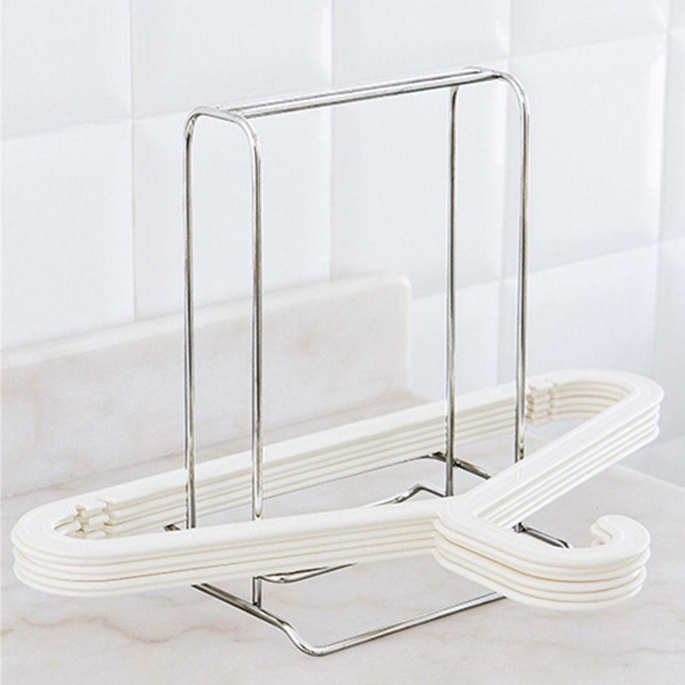 Stainless Steel Hanger Stacker Rack Large Capacity Clothes Hanger Holder  For Home Laundry Closet