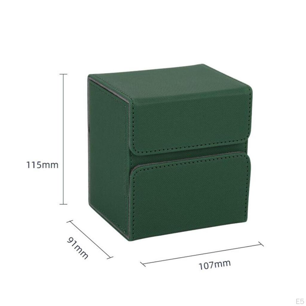 Boîte de rangement Premium pour Deck avec Compartiment pour Jeux de Cartes à Collectionner TCG