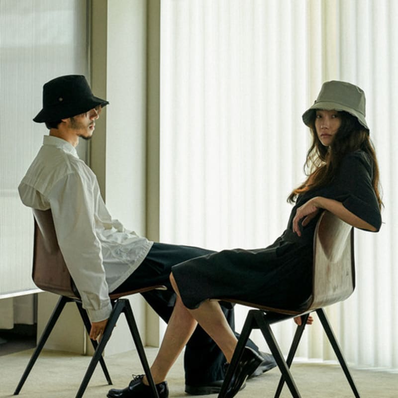 

poesiedame [повседневная жизнь] Многослойная панама_черная (унисекса) FREE