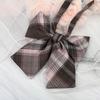 Jk Free Coffee Small Tie Necktie Female College Style Lazy Japanese Plaid Uniform Shirt Ins Student Bow Tie