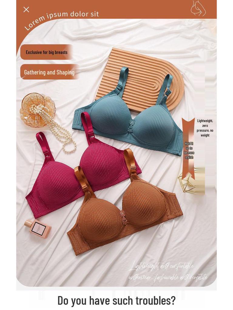 Bequemer Atmungsaktiver Übergrößen-Bügel-BH für Frauen mittleren Alters und ältere Frauen