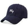 Fashion Washed Hole Letter Hat Embroidered Baseball Cap Men'S And Women'S Spring And Autumn Soft Top Cap