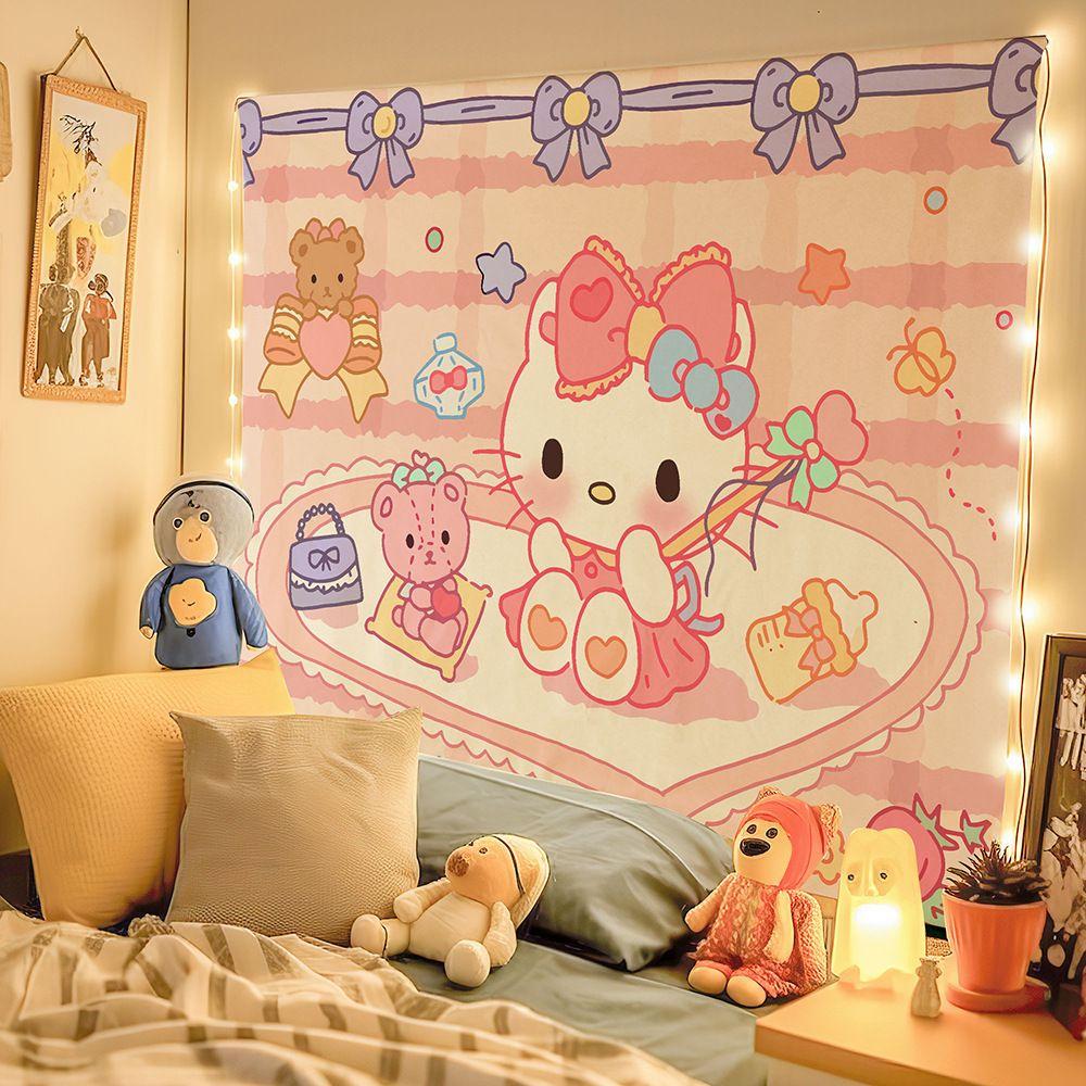 Sanrio Tapestry and My Melody 75x100 чёрный