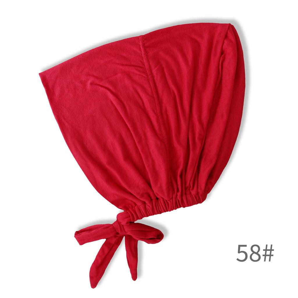 Premium Mercerized Cotton Adjustable Elastic Hair Cover Cap