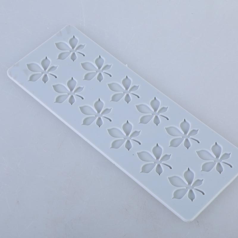 Silicone Chocolate Moulds Leaf Series Fondants Cake Molds Silicone Bakewares Sugar Lace Mats Baking Accessaries