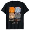 T-shirt Graphique Warrior Cats Unisexe Coton T-shirt Cadeau Drôle S-5XL
