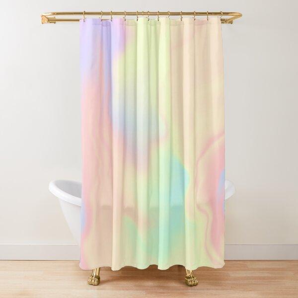 Iridescent Rainbow Dreams Shower Curtain Rainbow Ombre Abstract Bathroom Curtain Watercolor Girly Boho Shower Curtains,Polyester
