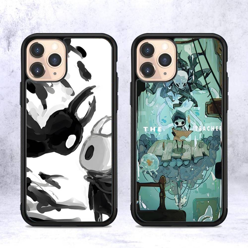 Popular Game H-Hollow K-Knight S-Silksong Phone Case For iPhone 17 16 Pro Max Air 13 12 Mini 14 15 Plus 11 PC+TPU Back Cover