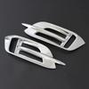 NEW-Chrome Car Rear Fog Light Grill Cover Trim For Honda Civic 10Th 2016 2017 2018 2019 Spare Parts Accessories Rear Fog Lamp Gr