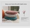 Solid Color Tassel Round Cushion for Sofa or Bay Window