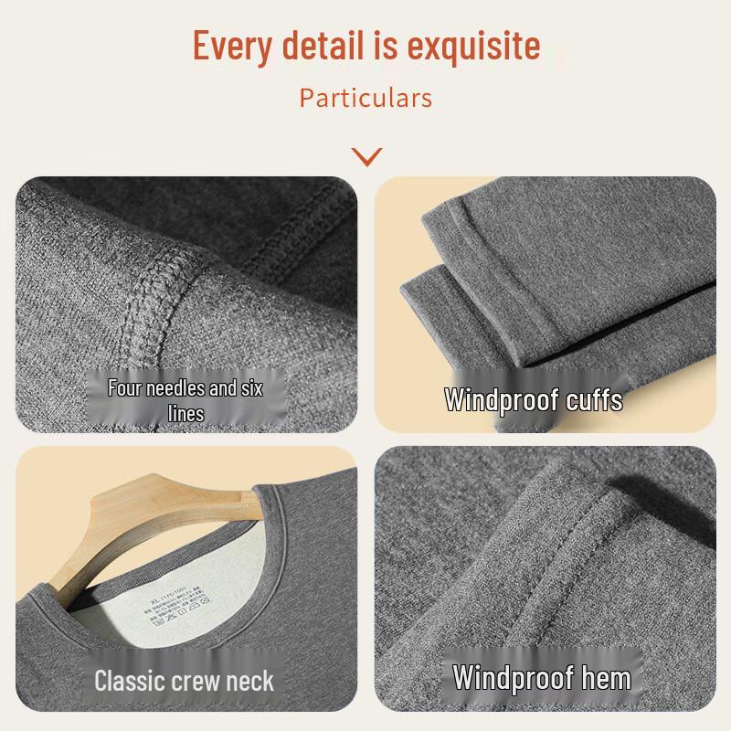 Yaya Men's Down Silk Thermal Underwear Set