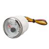 52mm Voltmeter Gauge 18V?32V White Dial Face Silver Bezel Universal Electrical Pointer Voltage