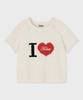 Palet I Love Short Sleeve Knit White
