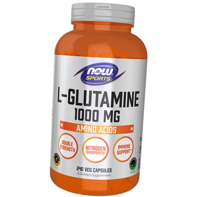 Glutamine Immune & Nitrogen Transport, L-Glutamine Double Strength 1000, 240 Vegcaps (32128003)
