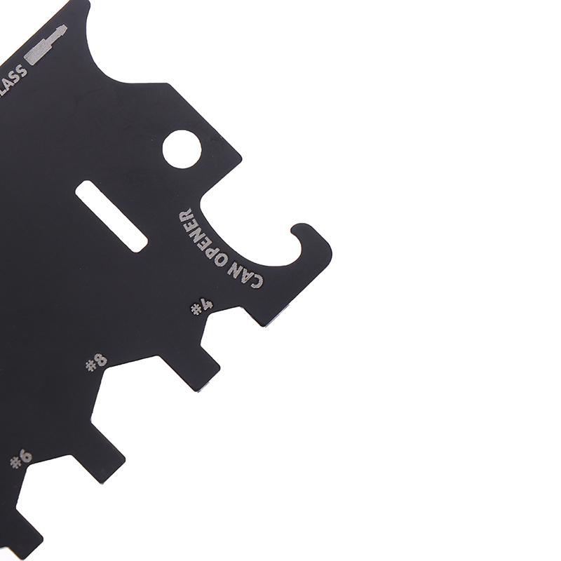 1Pc Folding Mobile Phone Bracket Mini Edc Card Bottle Opener Screwdriver Wrench