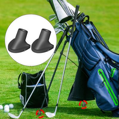 Bolsa de Golf antideslizante con excelente agarre fuerte, alfombrillas, soporte para bolsa de palos de Golf, pies de goma, suministros de Golf, 2 uds.