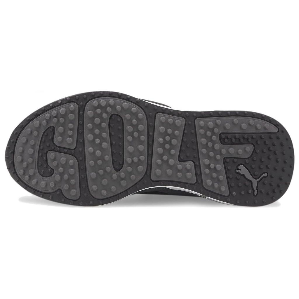 Puma Gs-Fast Leather Mid-Top Golf Shoes Women Sneakers Black 376584-03