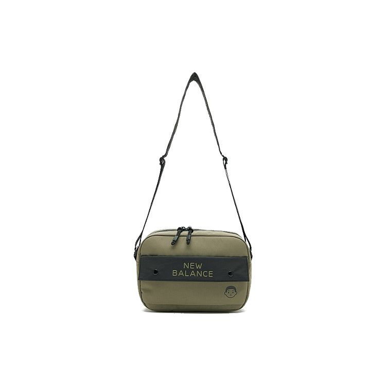 New Balance X Noritake Collaboration Casual Fashion Versatile Logo Print Color Block Fabric Shoulder Crossbody Bag Unisex bags Army-Green GCA24113-KH Army Green