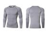Maglia Compressiva a Maniche Lunghe ad Asciugatura Rapida da Uomo per Sport & Allenamento