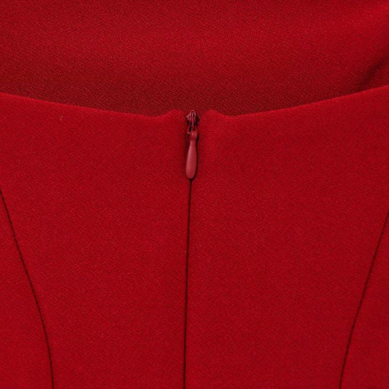 Kaslead New Arrival Women's Clothing Fashion Style Fashion Minimalist Silm Crepe Tube Top Dress 3641006