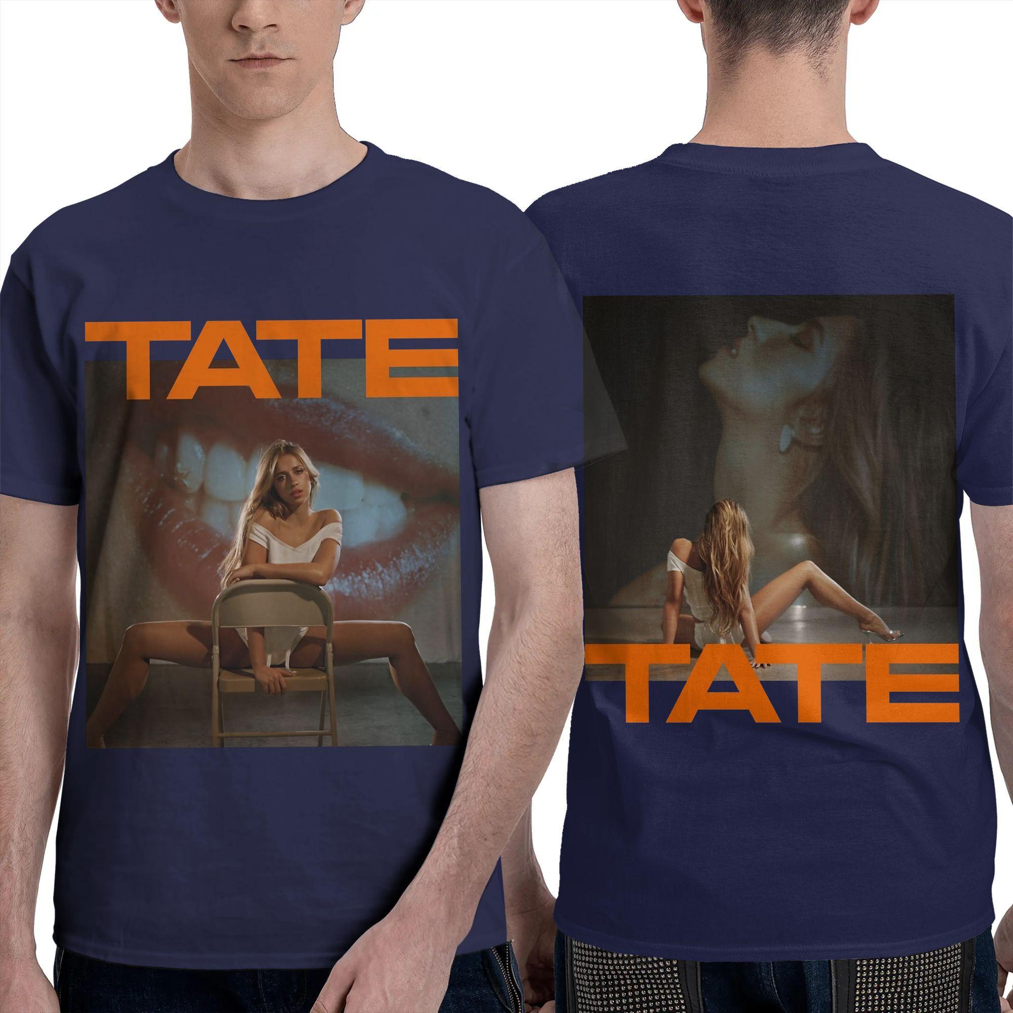 

Men Women T-Shirt Tate McRae T-Shirts Fashion Miss Possessive Tour 2025 Summer Tees Casual Custom Logo 100 Cotton Clothing Gift 4XL