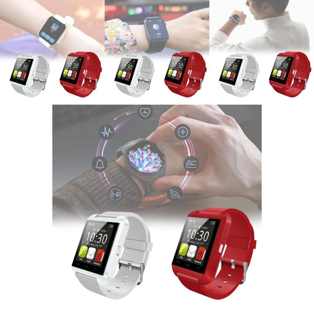 For U8 Smartwatch With Touch Control And Step Counter For Adults Fitness
