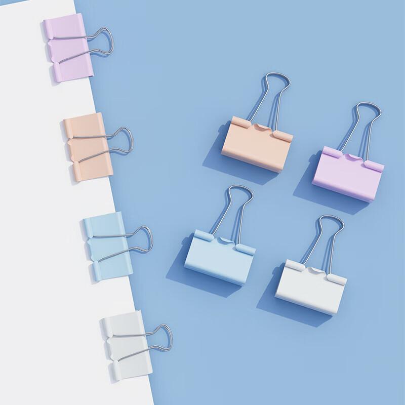 Qixin Morandi 83-Piece Multi-size Binder Clips Set