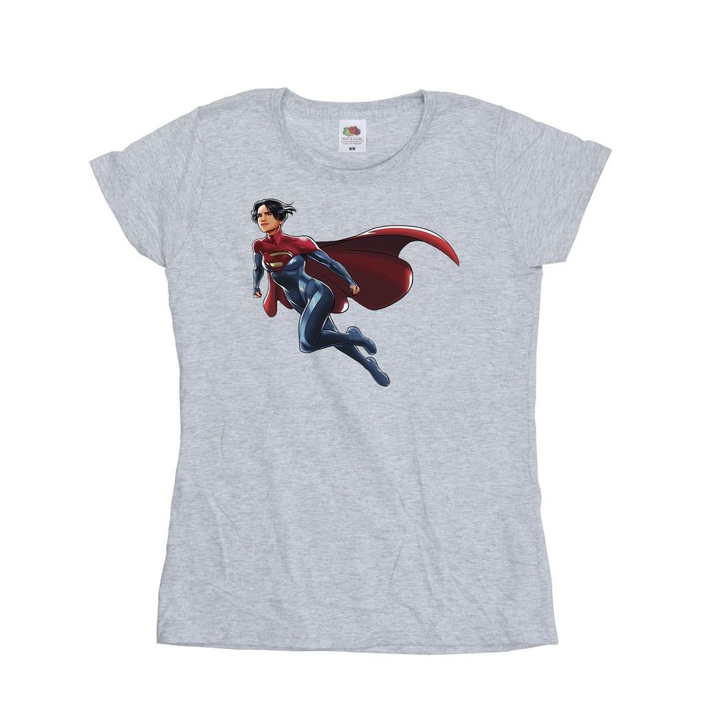 DC Comics Womens/Ladies The Flash Supergirl Cotton T-Shirt