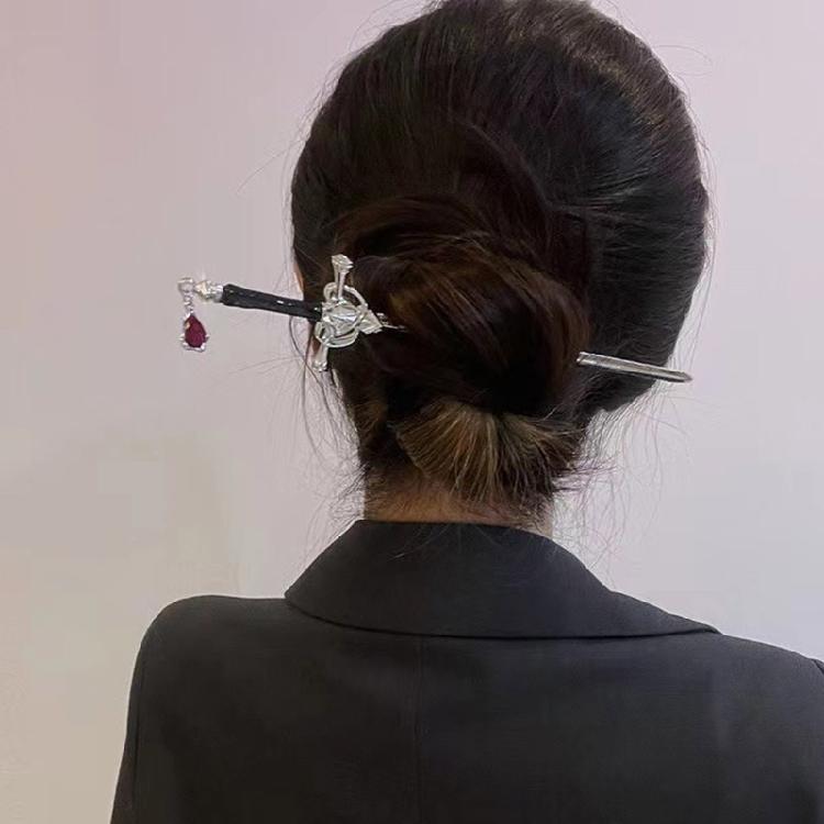 Sword Hairpins Handmade Carved Hair Sticks for Women Chinese Hair Chopsticks