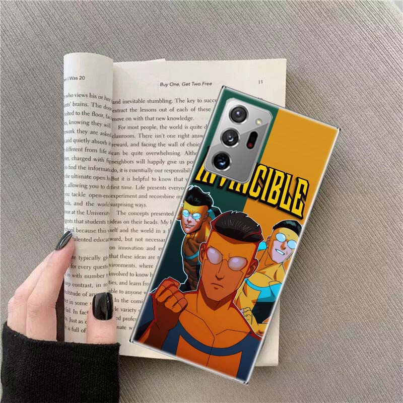 

Cartoon Invincible Phone Case For Samsung Galaxy S25 Edge S24 S23 FE S22 S26 Ultra S21 S20 S10 Plus Capa Soft Samsung S26 5G