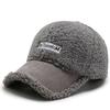 Hats Men's and Women's Winter New Lamb Wool Baseball Women's Cap Winter Thickened Warm