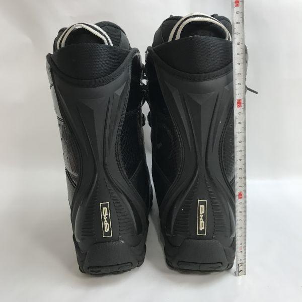 BXB snowboard boots 23.5-24 black soft hard(USED)