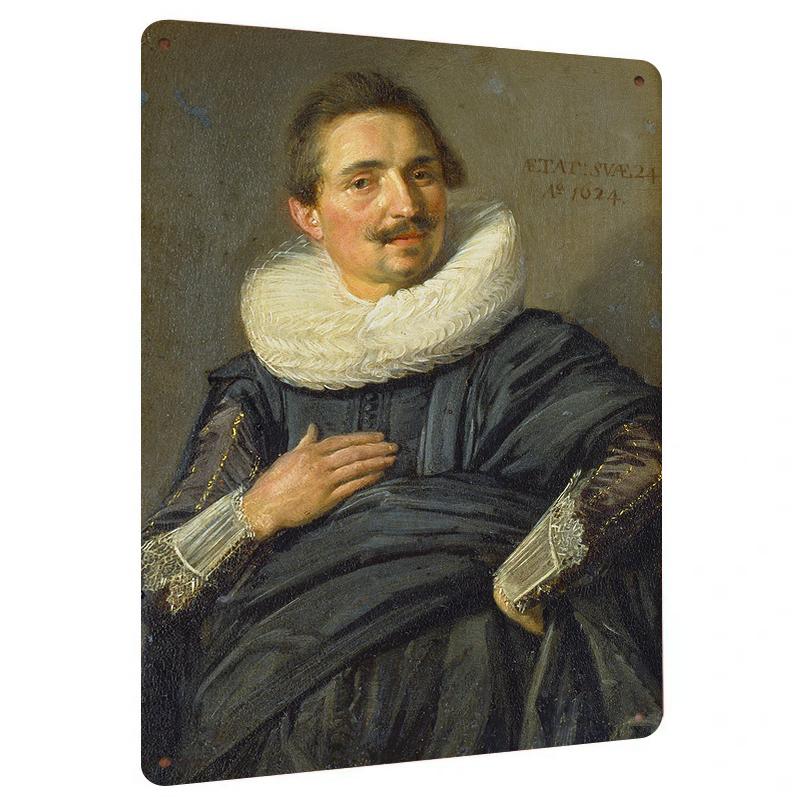 

Vintage European Classical Portrait Metal Wall Art Home Decorative Painting for Living Room 20x30cm（7.8x11.8inch）
