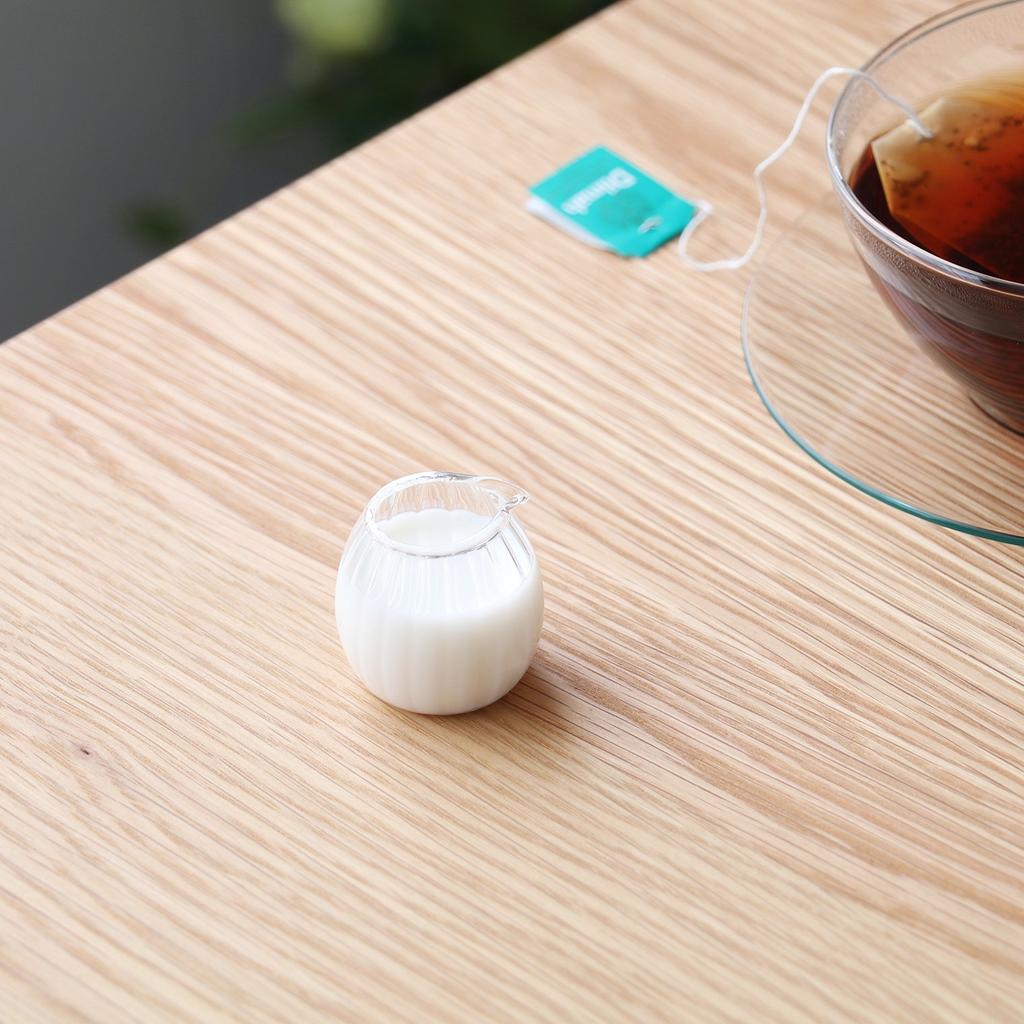 Adelia Glas Milchgießer 15ml Bohne Ei Molle 12er Set F-37416