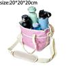 No-Spill Car Drink Carrier Bag Size 4 Compartment with Adjustable Strap Drink Bag Large Capacity Multiple Carrier Cup Stand