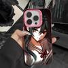 Hell's Paradise Sagiri Phone Case for iPhone 17 16 15 14 13 12 11 X XR XS Air Pro Max Plus Pink Colorful Silver Cover