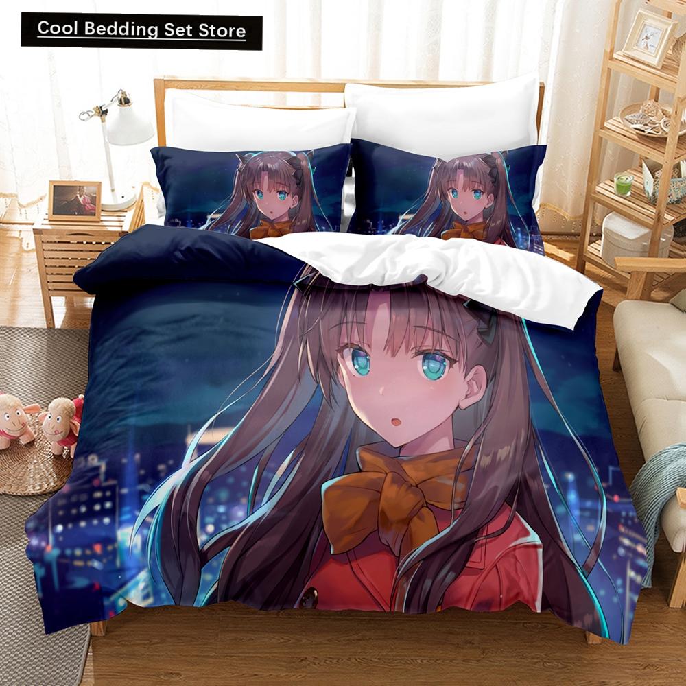 New Fate/stay night Unlimited Blade Works Bedding Sets Duvet Cover Set With Pillowcase Twin Full Queen King Bedclothes Bed Linen