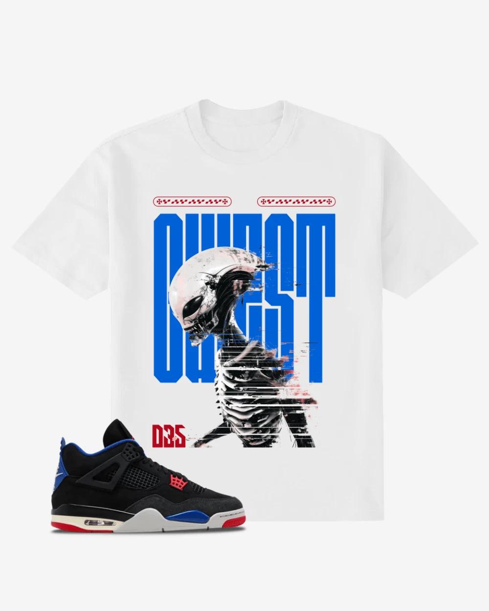 Alien Glitch Oversized T-Shirt 4XL