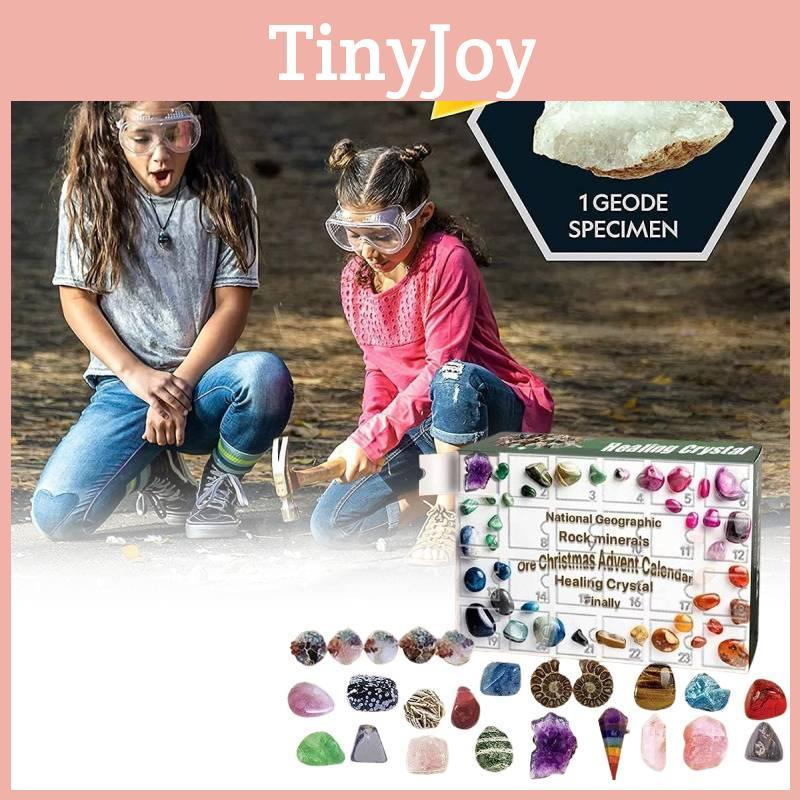 Unique 24 Compartment Mineral Green Gift Box Advent Calendar For Kids Festive Surprises