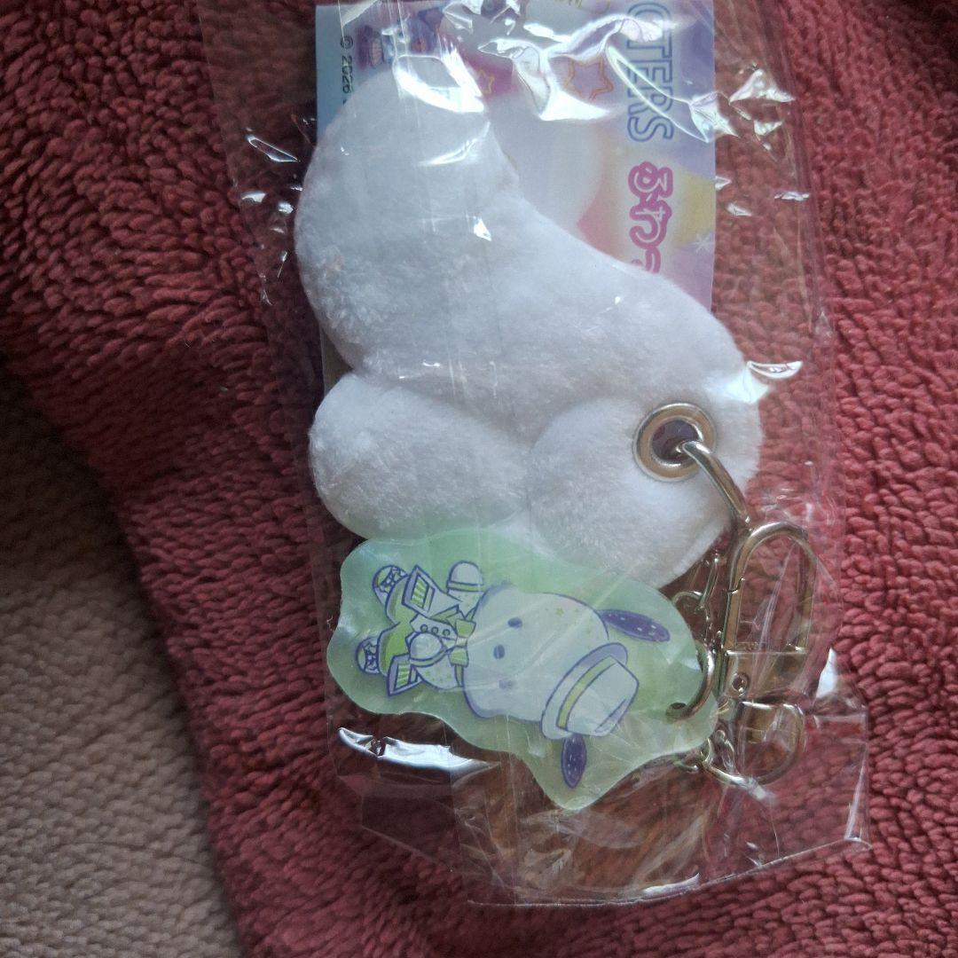 Pochacco stuffed toy acrylic key chain
