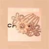 Fashion Flower Design Females Hair Accessories Clip Beautiful Plate Hair Comb Clip Hair Insert