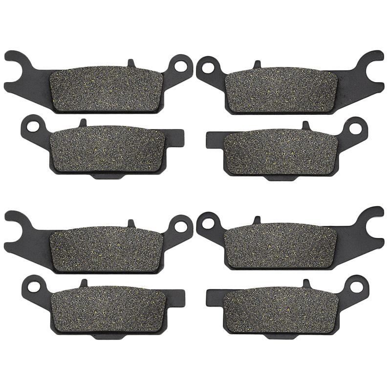 Cyleto Motorcycle Parts Front or Rear Brake Pads for Yamaha YFM550 YFM 550 Grizzly 2009-2014 YFM700 Grizzly YFM 700 2007-2018