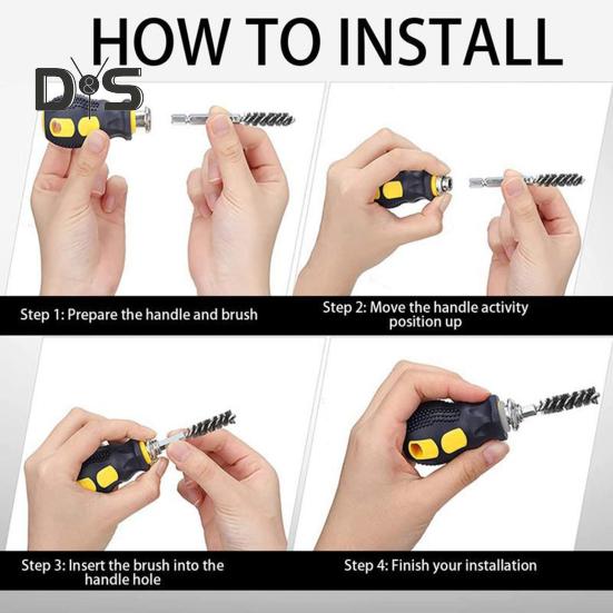 1/2 ks Golfové hole Kartáč na hadici na hlavu Nerezová ocel Kartáč na golfové hole Čisticí nástroj Golfový hřídel Kroucený drátěný vrtací kartáč