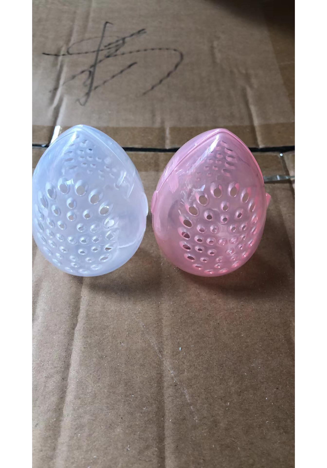 

Portable Breathable Powder Puff Case with Cover, Mildew-Proof Sponge Egg Storage Box
