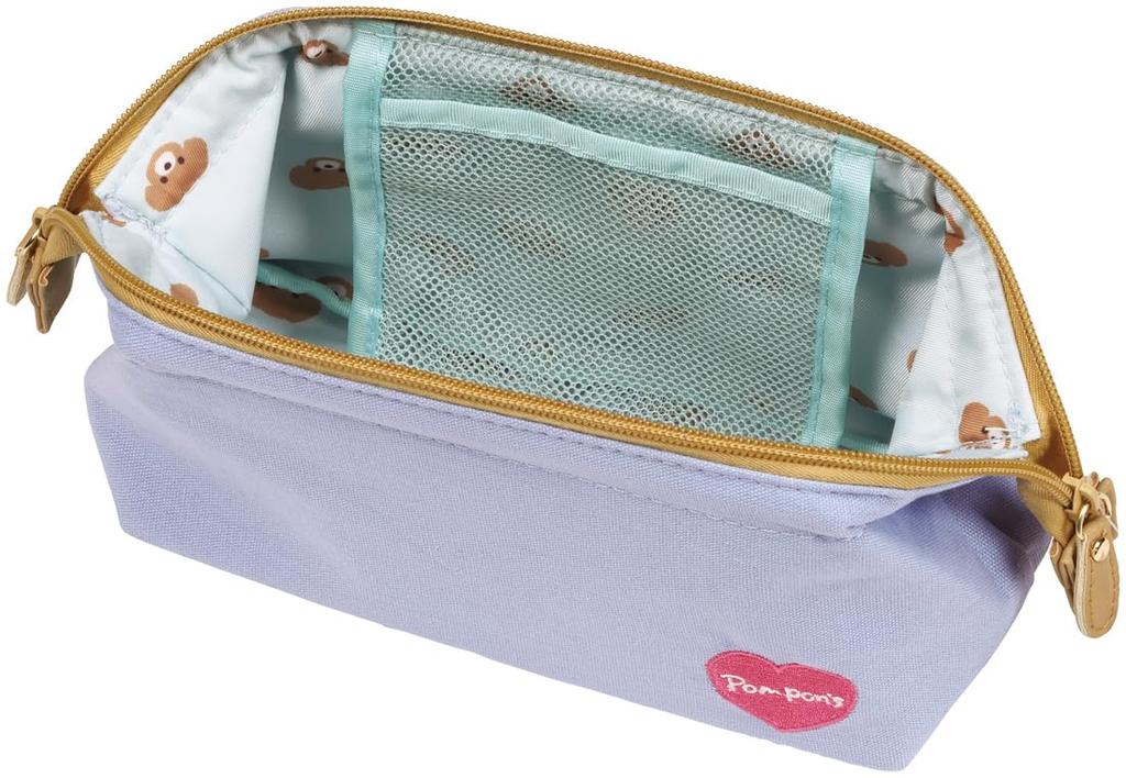 Skater Dog Pouch Small Item Makeup Pouch Pompon's ZGAP1-A, Pouch,