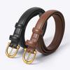 Pin Buckle Pu Waistbands Thin Trouser Decoration Retro Women Belt  Female/Girls