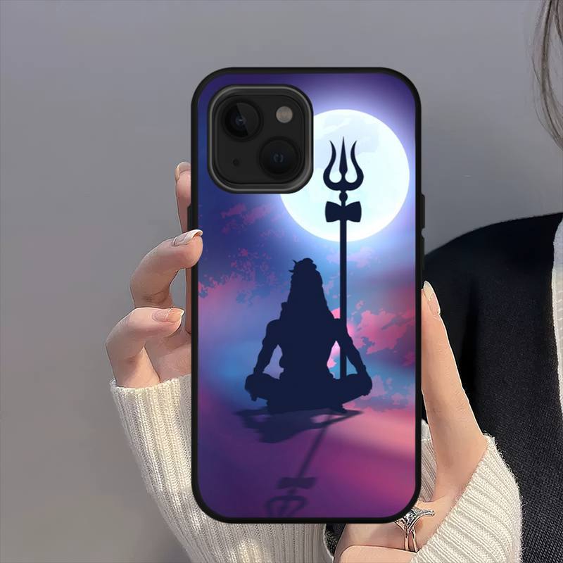 Lord Shiva Hindu God Buddha Phone Case For iPhone Mini 11 12 13 14 15 16 Pro Max Plus Shell