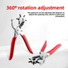 Genuine Leather Hole Punch Plier Universal Wrist Belt Puncher Plier Repair Tools Belt Hole Puncher Fit For Genuine Leather Genuine Leather Craft