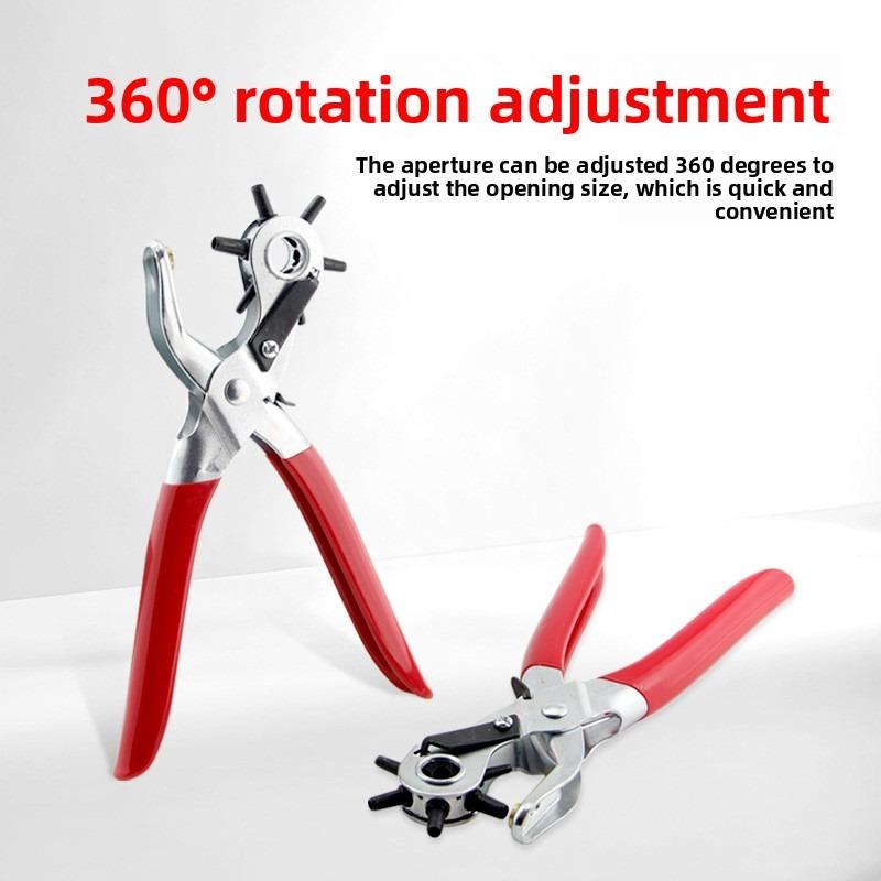 Genuine Leather Hole Punch Plier Universal Wrist Belt Puncher Plier Repair Tools Belt Hole Puncher Fit For Genuine Leather Genuine Leather Craft
