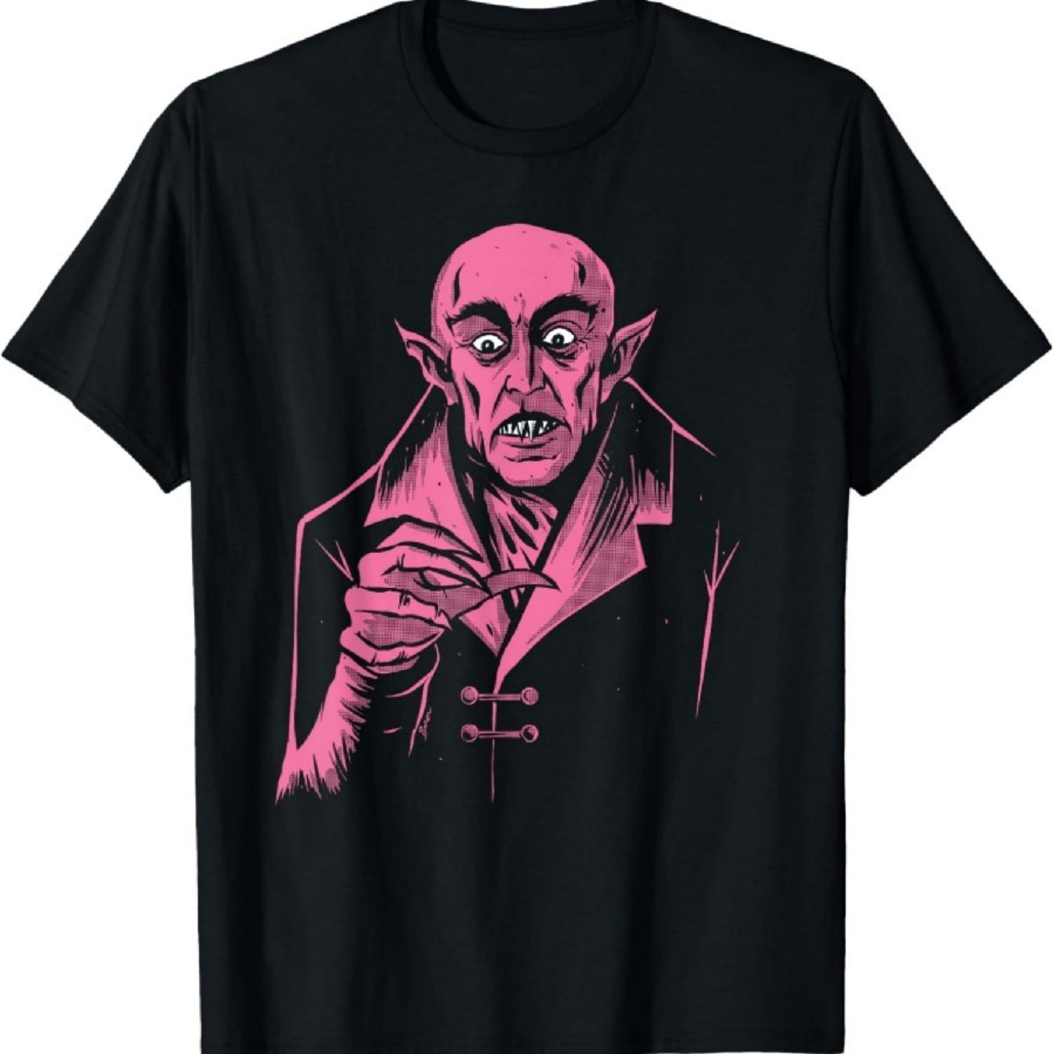 Вампир Носферату Монстр Дракула Хэллоуин Футболка Футболка S